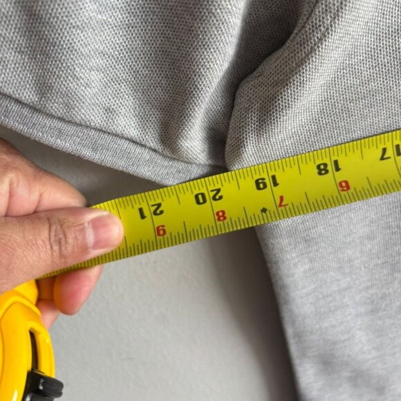 Psycho Bunny Mens Plain Collared Polo T Shirt Gray Size 4 - Picture 3 of 8